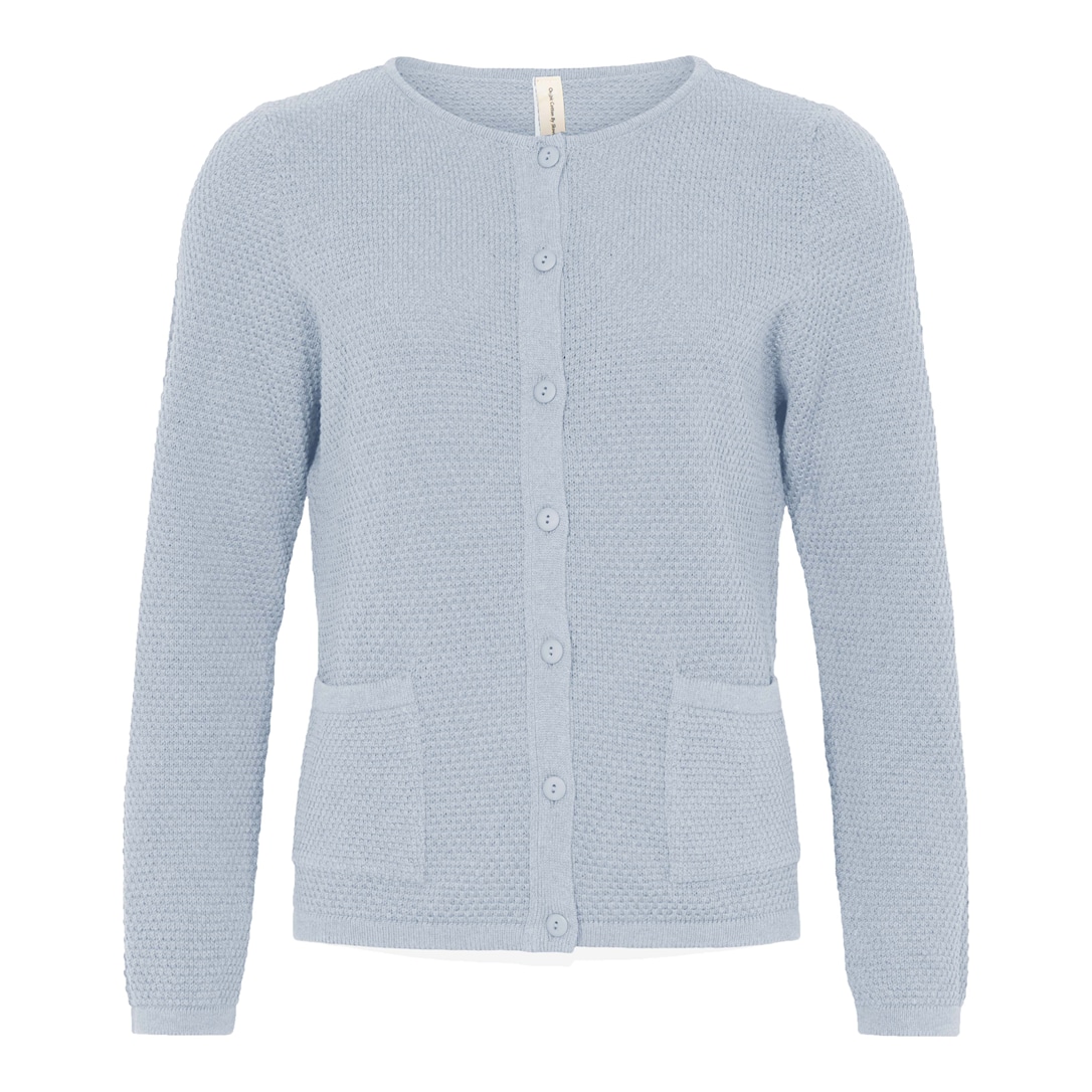 Skovhuus Kvinde Strik Cardigan Light Blue L