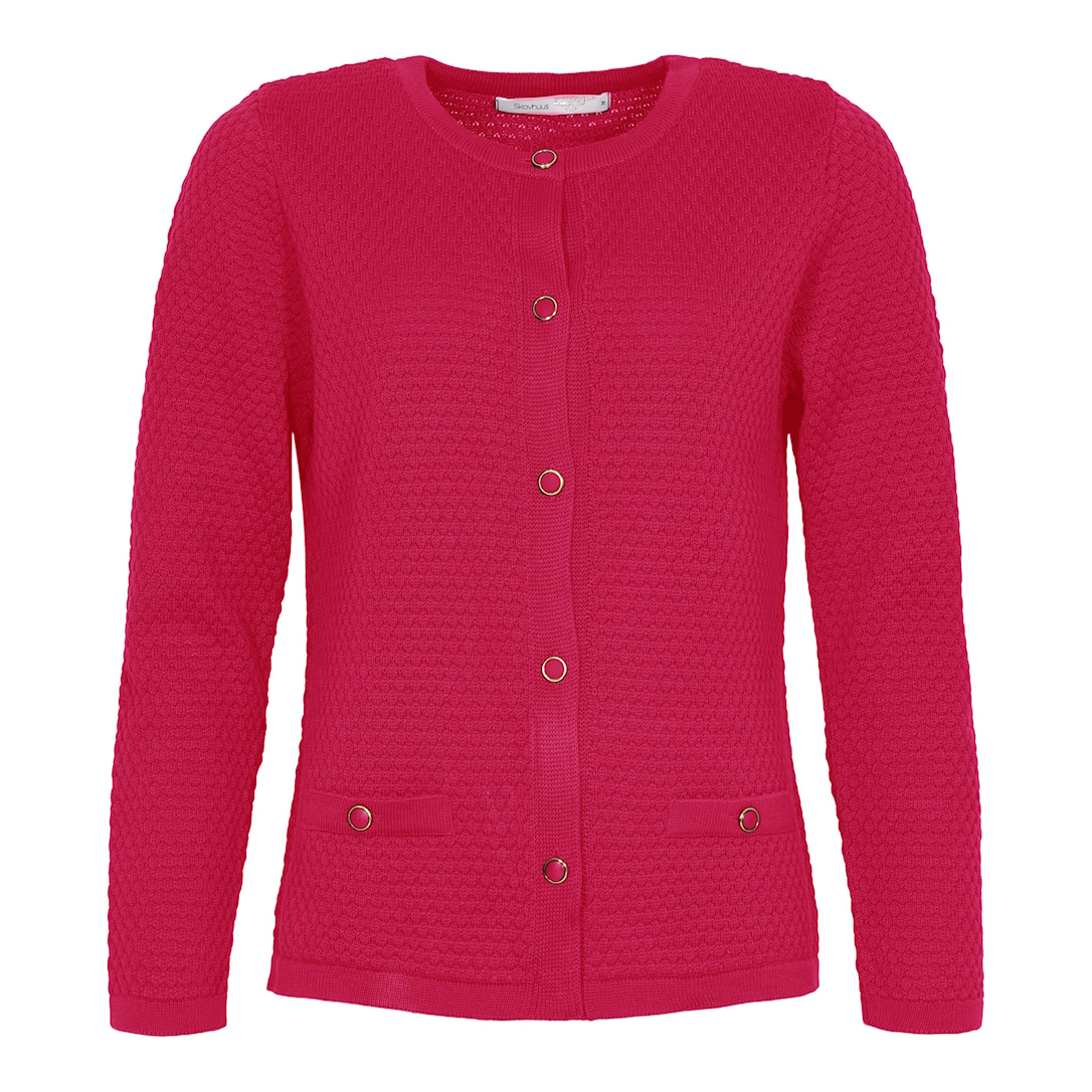 Skovhuus Kvinde Strik Cardigan Lipstick S