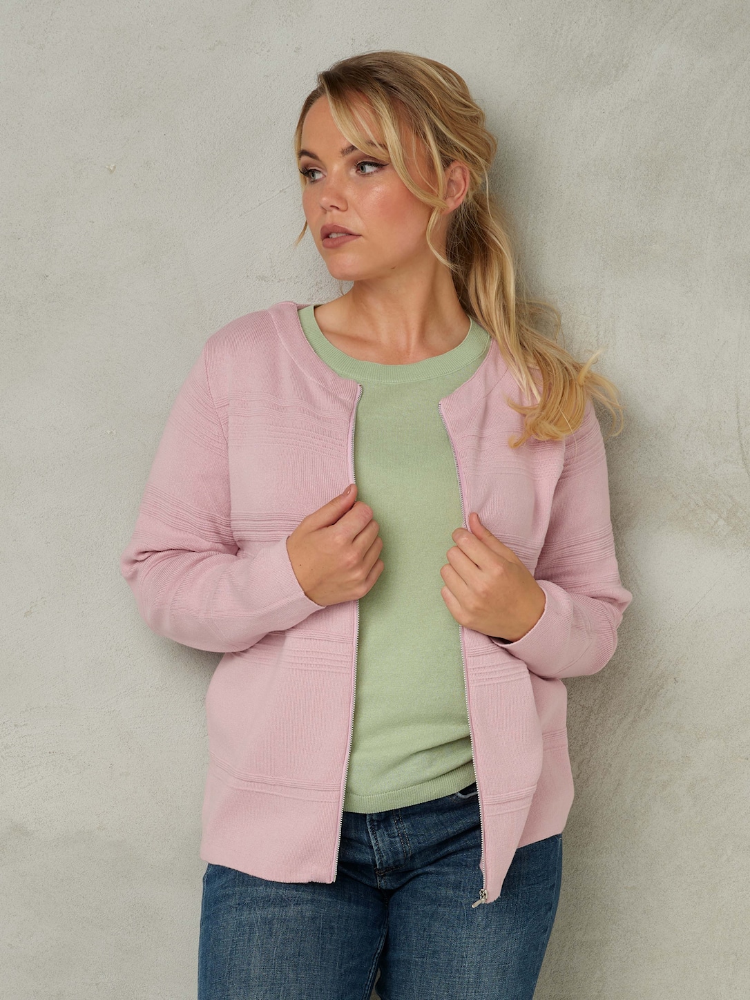 Skovhuus Kvinde Strik Cardigan Geranium XL