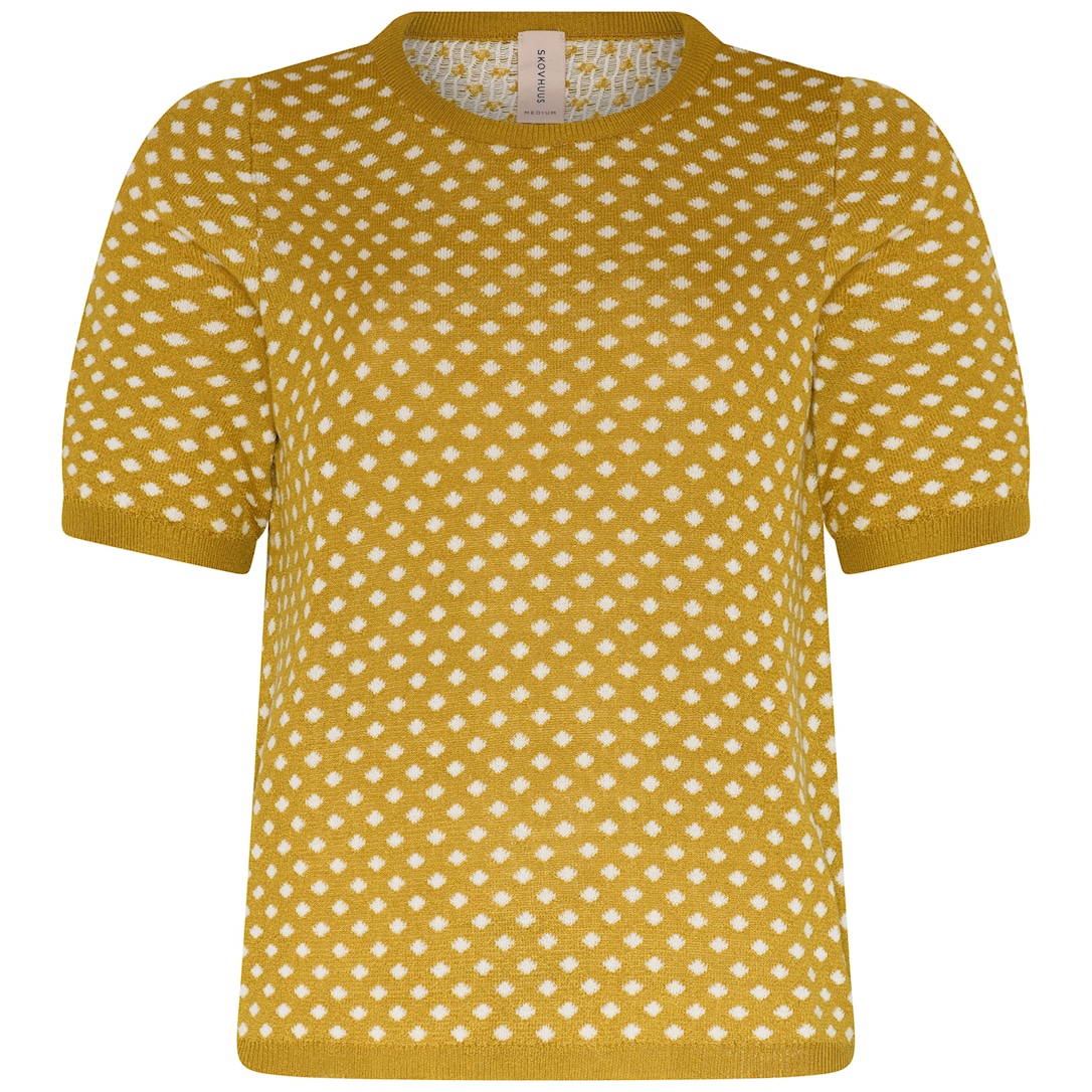 Skovhuus Kvinde Rosa T-shirt Corn Yellow S