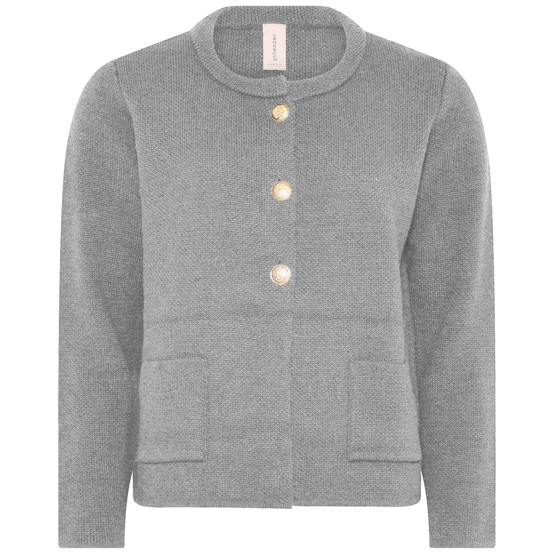 Skovhuus Kvinde Ebba Cardigan Stone Grey S