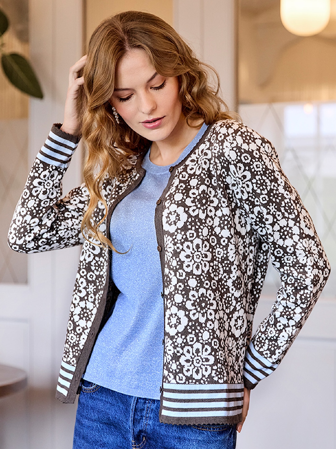 Skovhuus Kvinde Edda Cardigan Hazelnut Brown S