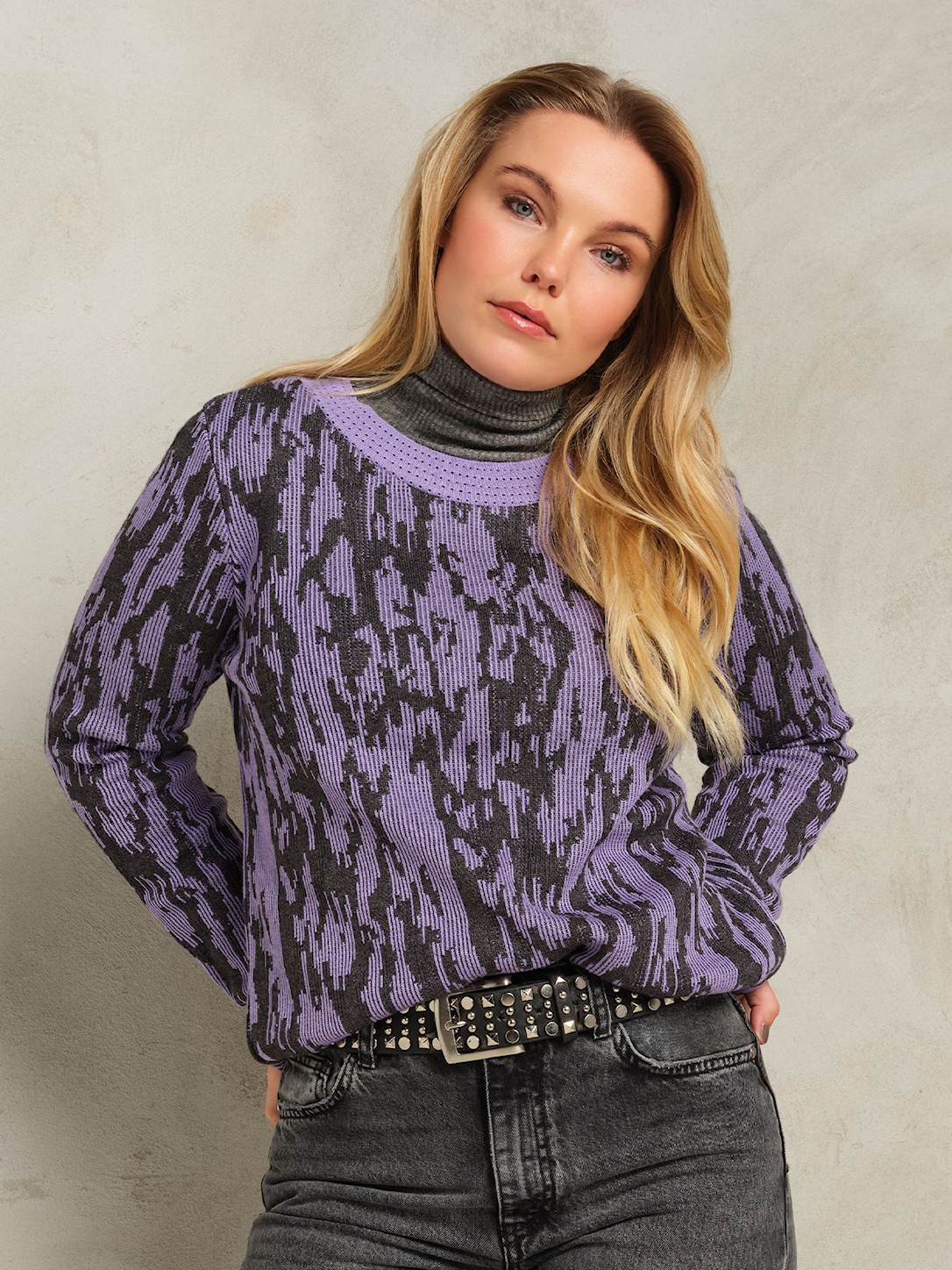 Skovhuus Kvinna Paisley Purple XL