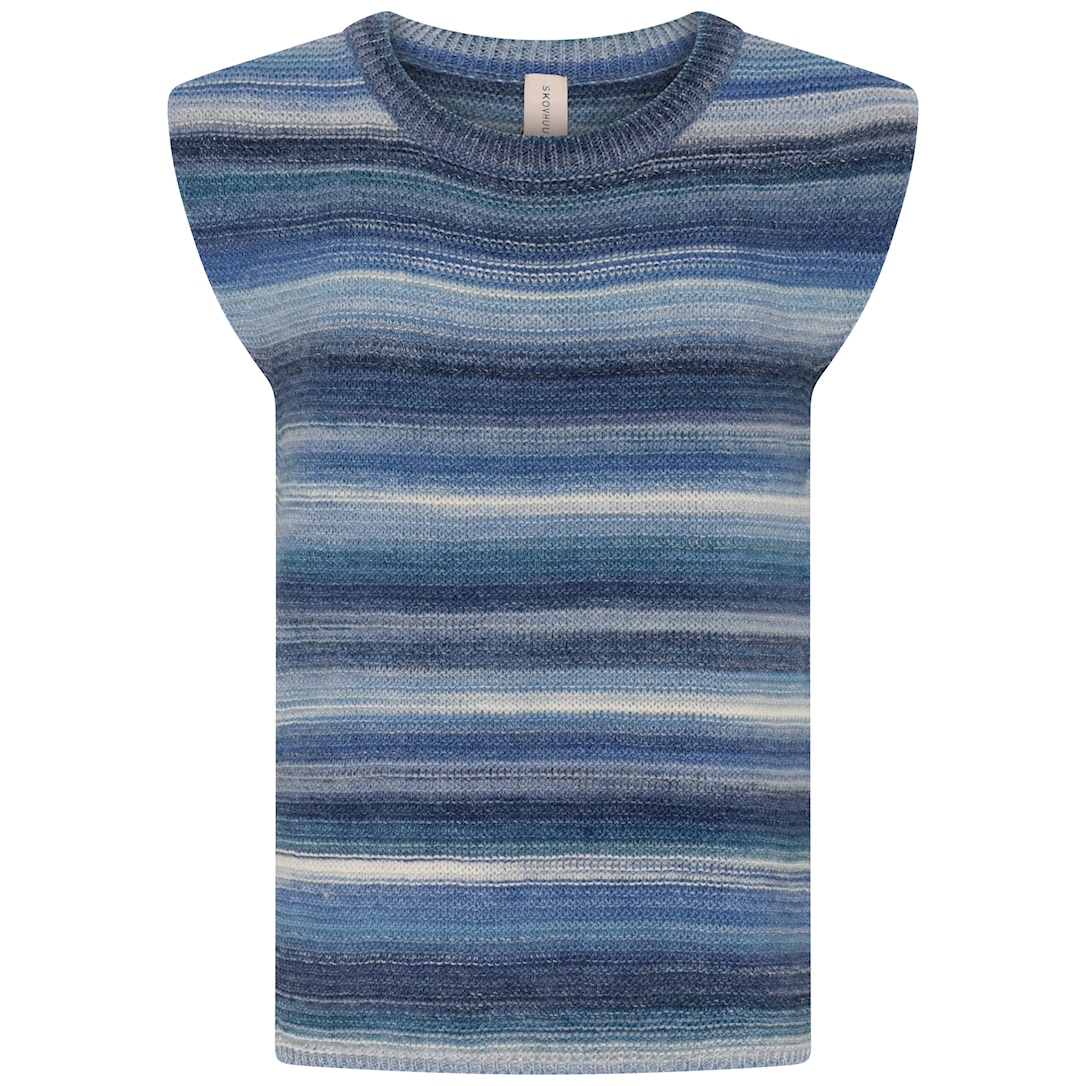 Skovhuus Kvinde Asta Vest Indian Blue S