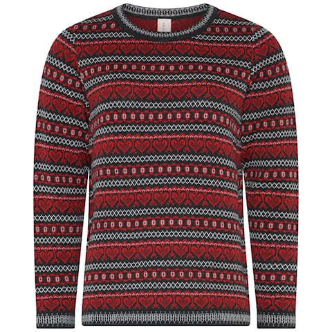 Skovhuus Kvinde Bella Julesweater Charcoal Grey