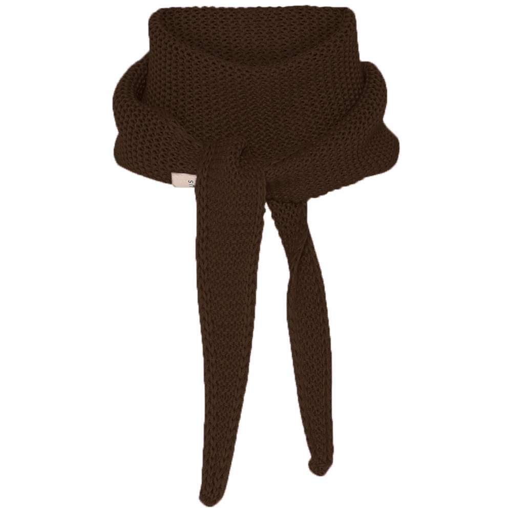 Skovhuus Kvinde Babette Mini Tørklæde Chocolate Brown Onesize