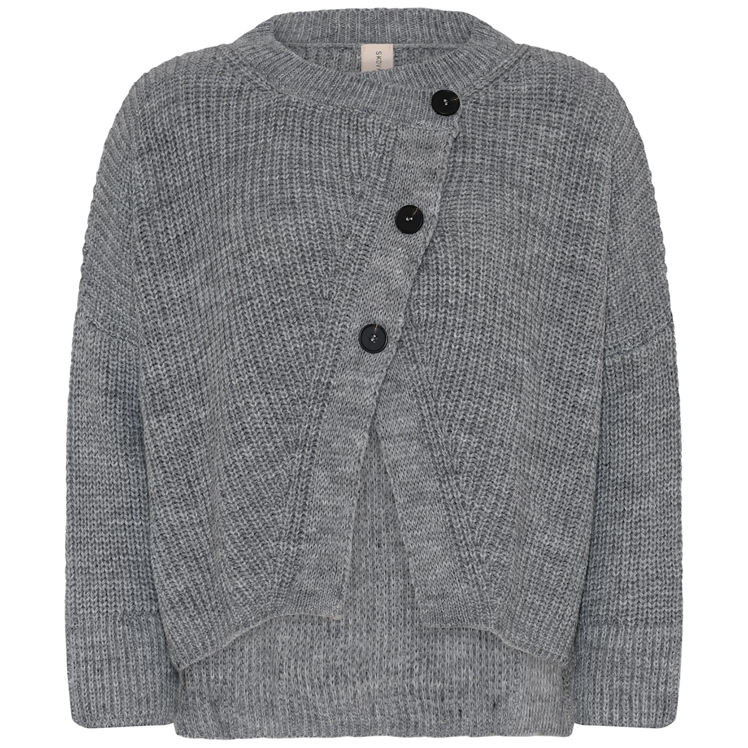 Skovhuus Kvinde Josefine Cardigan Grey Melange M