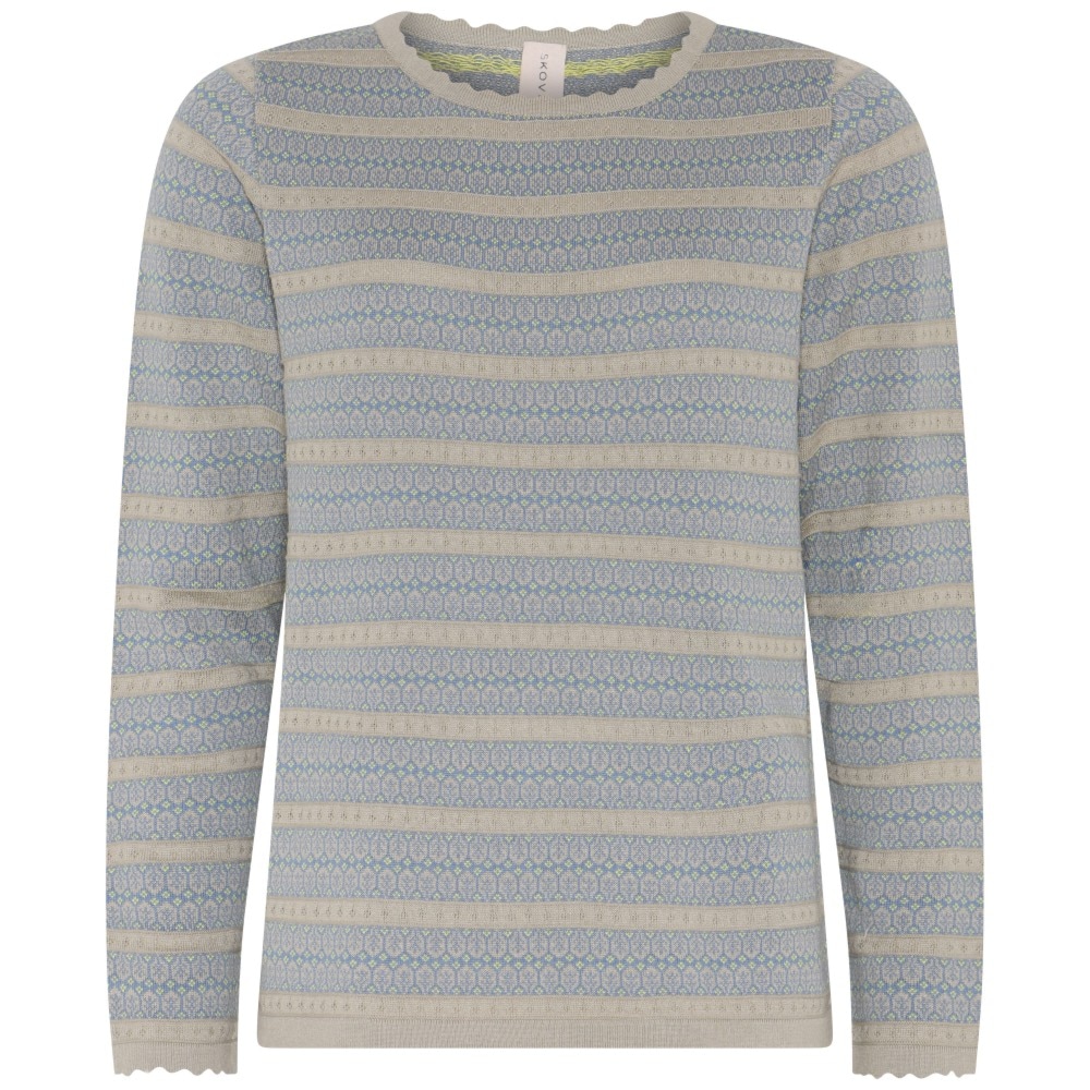 Skovhuus Kvinde Sigrid Strikbluse Rain Grey S