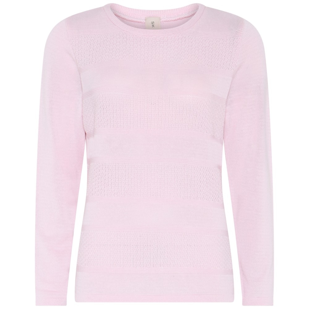 Skovhuus Kvinde Ulla Strikbluse Rose S