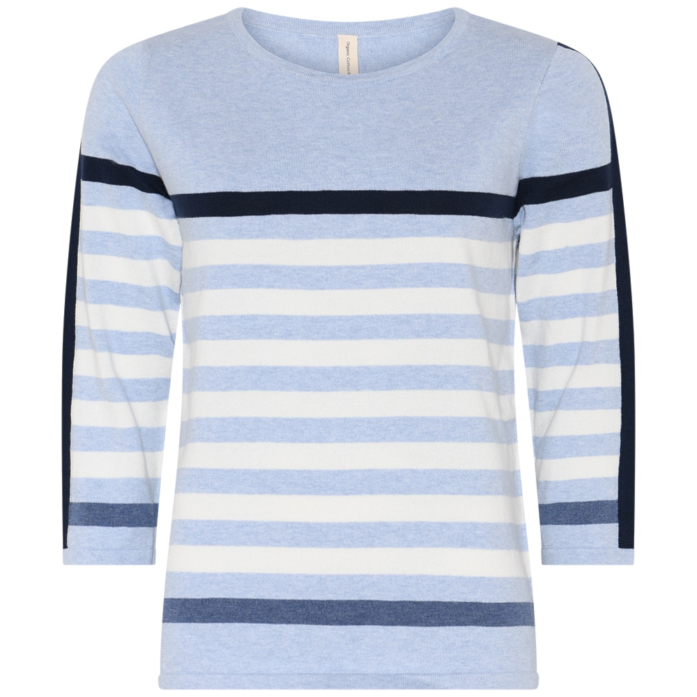 Skovhuus Kvinde Sissel Bluse m. 3/4 Ærmer Light Blue melange S