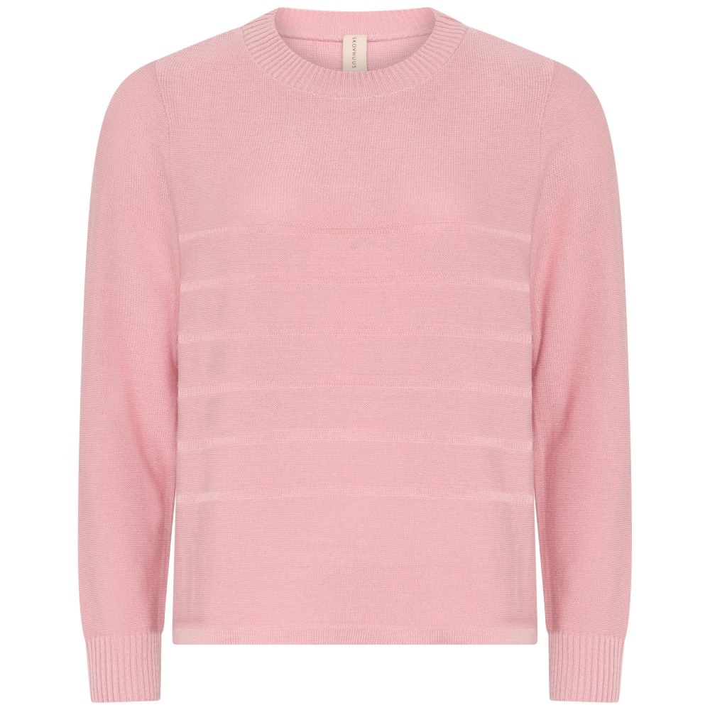 Skovhuus Kvinde Martha Strikbluse Old Rose L